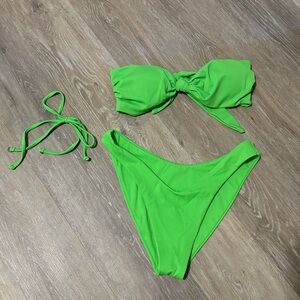 Grey Bandit bikini size M top and bottoms